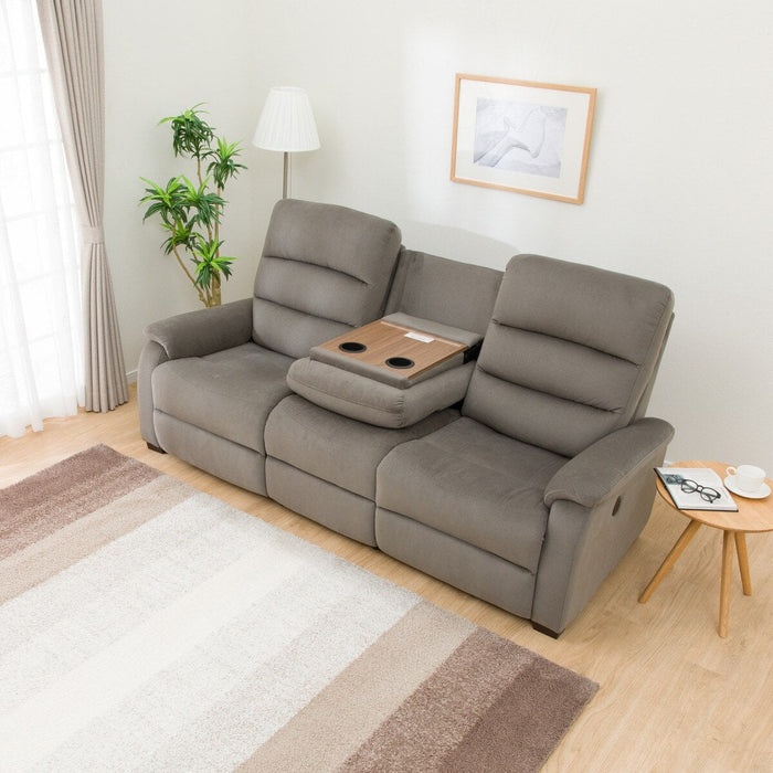 3S ELECTRIC SOFA N-BELIEVA MICROFIBER GY-J