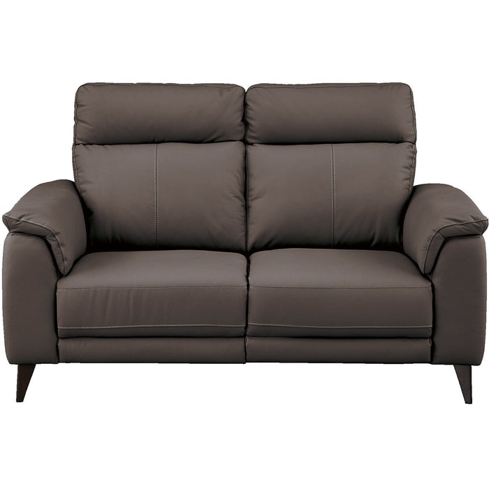 2S-SOFA LB07 LEATHER DBR