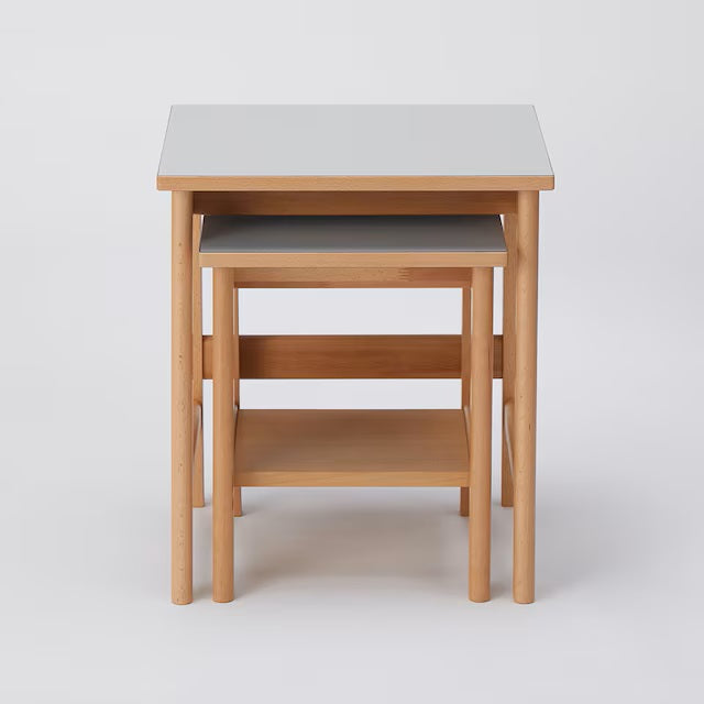 NEST TABLE BD002 GY/LBR