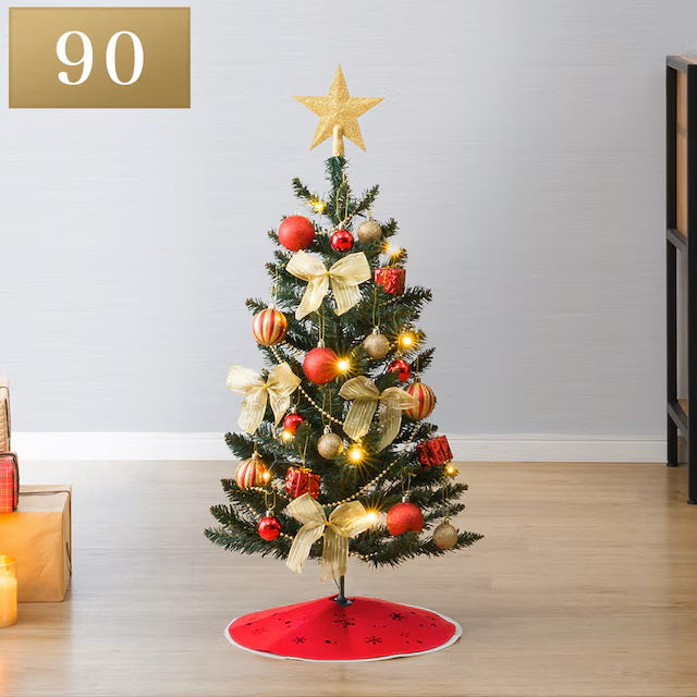 CHRISTMAS TREE SET GREEN CST-90 n4BF