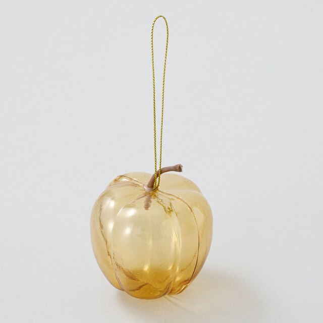 CHRISTMAS ORNAMENT APPLE S/2 60MM GOLD GPA-7002G n4ST