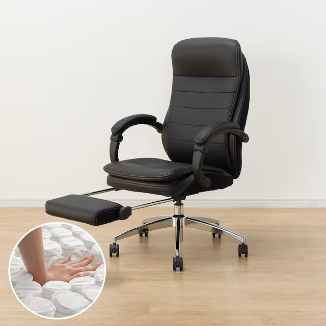 OFFICECHAIR OC708 AIRY FOOT BK