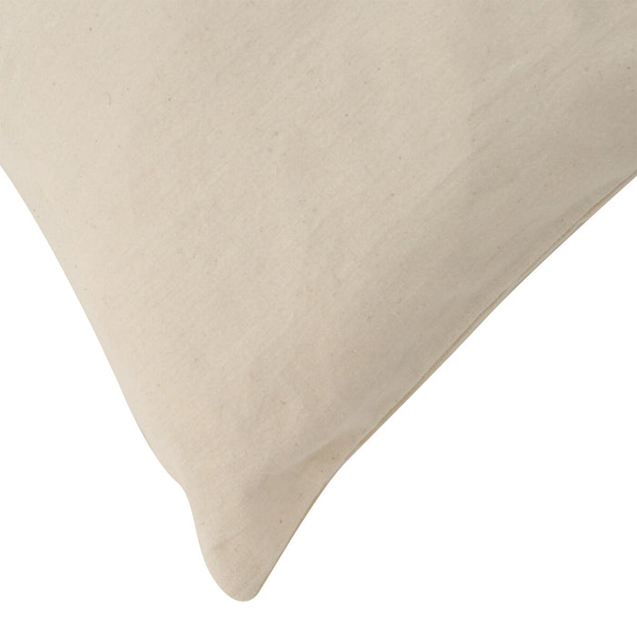 JUMBOCUSHIONCOVER COTTON LINEN WASH BE