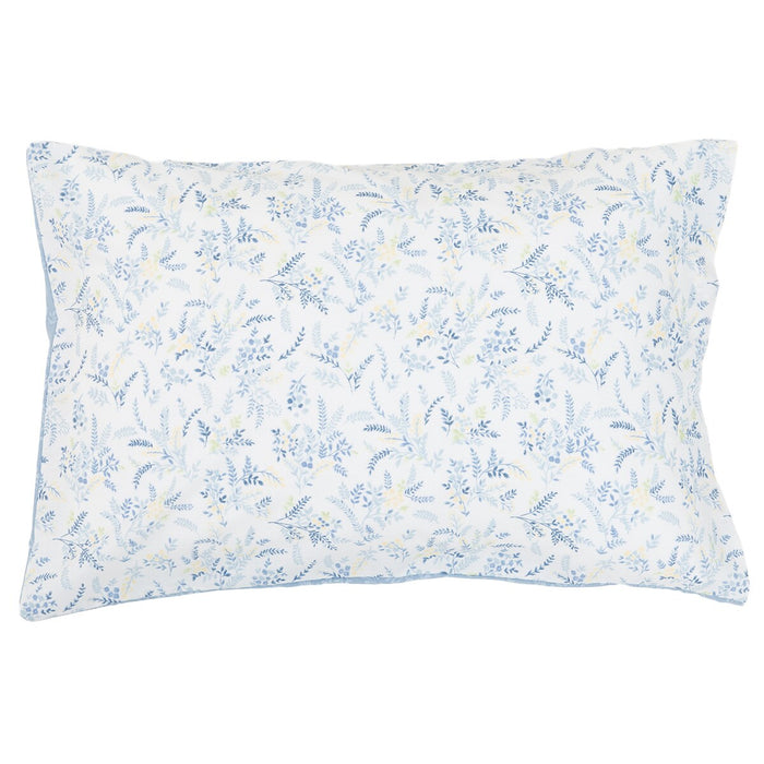 PILLOW CASE PT51 FLOWER PATTERN BL