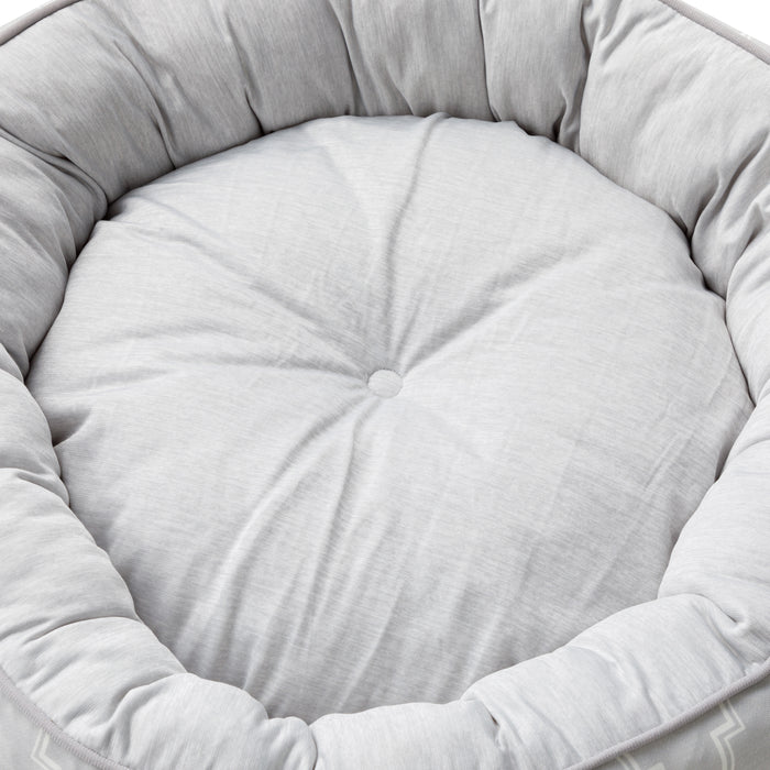 PET BED N-COOL WSP M-ROUND GY S244