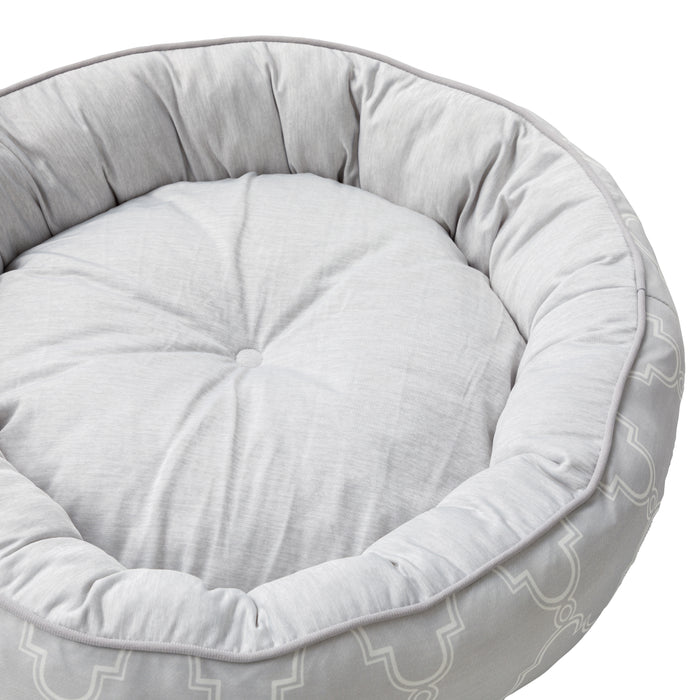 PET BED N-COOL WSP M-ROUND GY S244