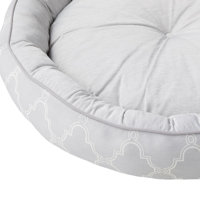 PET BED N-COOL WSP L-ROUND GY S244