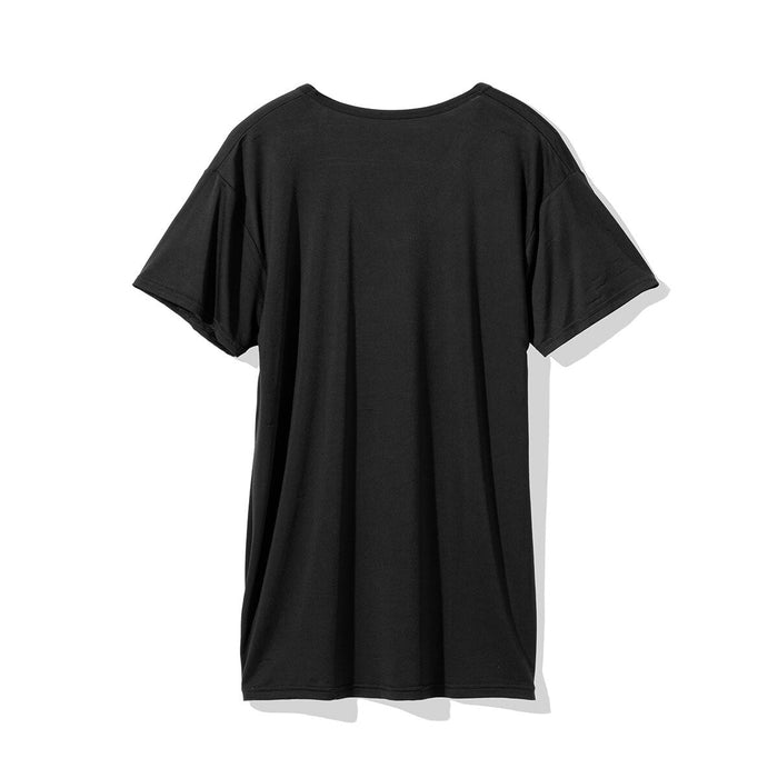 MEN'S COOL V-NECK T-SHIRT, MESH BK M