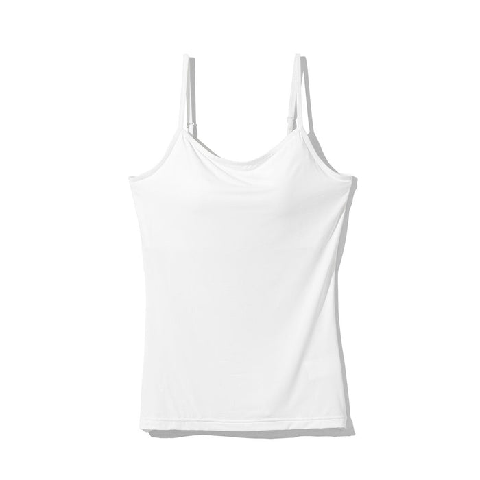 WOMEN'S COOL CAMISOLE WITH BUILT-IN CUP WH M