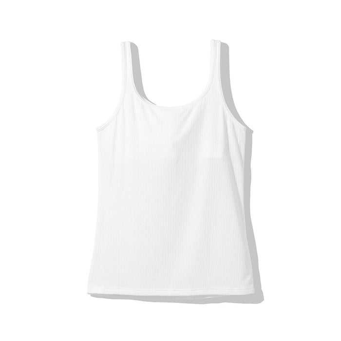 WOMEN'S SUPERCOOL RIBBED TANK TOP WITH BUILT-IN CUP WHL