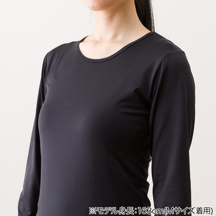 WOMEN'S SUPERCOOL UV-CUT LONG SLEEVE SHIRT BK L