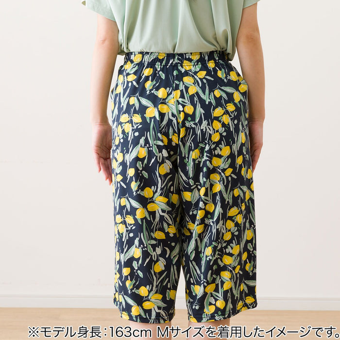 WOMEN'S SUPERCOOL THREE-QUARTER LENGTH ROOMPANTS LEMON PATTERN M