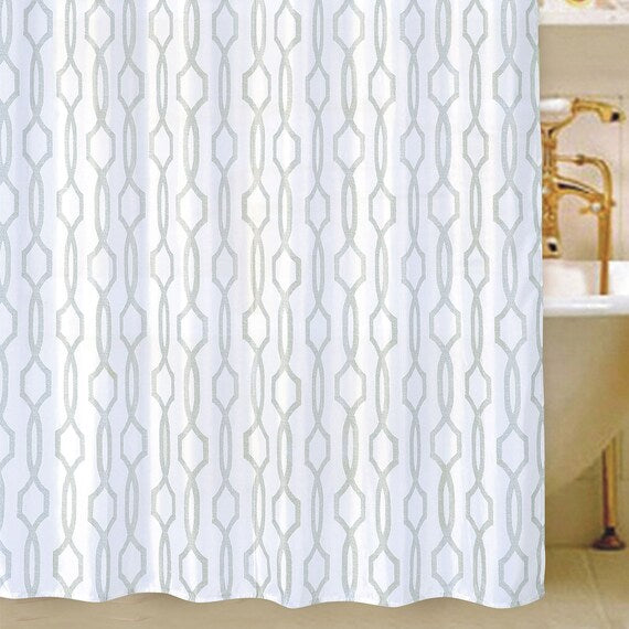 SHOWER CURTAIN GY 135X180 QE001