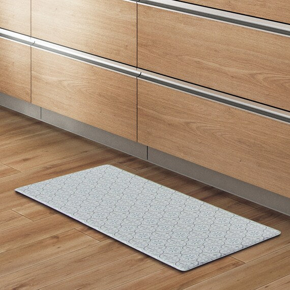 PVC FLOOR MAT TILE 45X180 GY JQ03