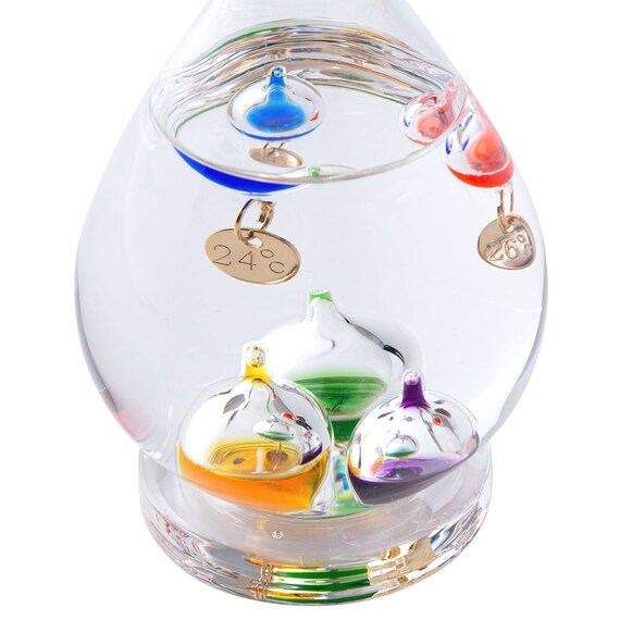 TABLE TOP DECOR GALILEO THERMOMETER LACREMA W8D8H15