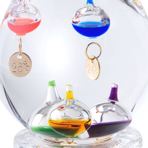 TABLE TOP DECOR GALILEO THERMOMETER LACREMA W8D8H15