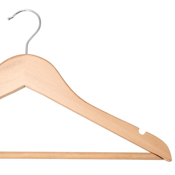 WOODEN CLOTH HANGER W38 EUCALY 5P