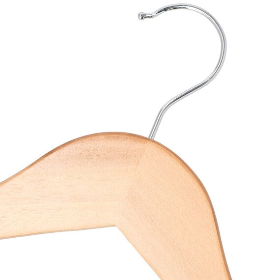 WOODEN CLOTH HANGER W38 EUCALY 5P