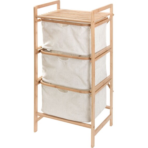 3 TIER SHELF WITH BASKET FORTE ST