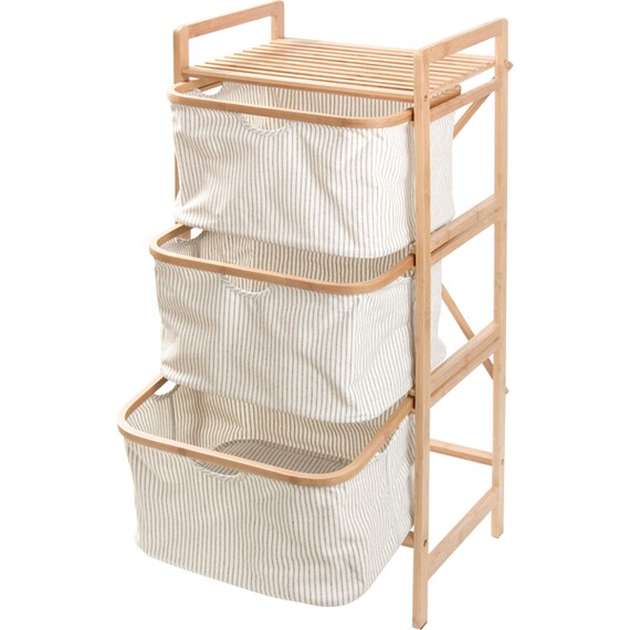 3 TIER SHELF WITH BASKET FORTE ST