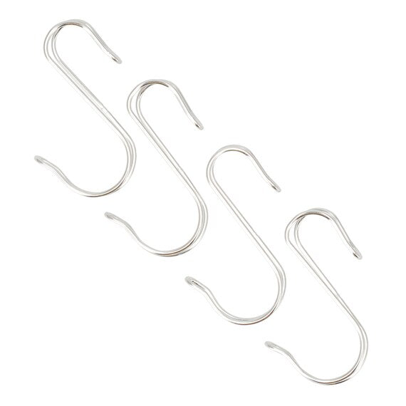 STAINLESS DOUBLE S-HOOK 15-25 4P