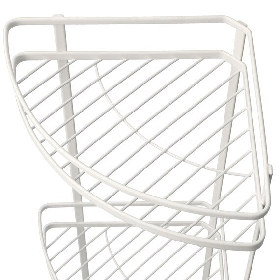 WIRE BATH RACK 3TIER CORNER PIATTO-2 W27.7D20H61