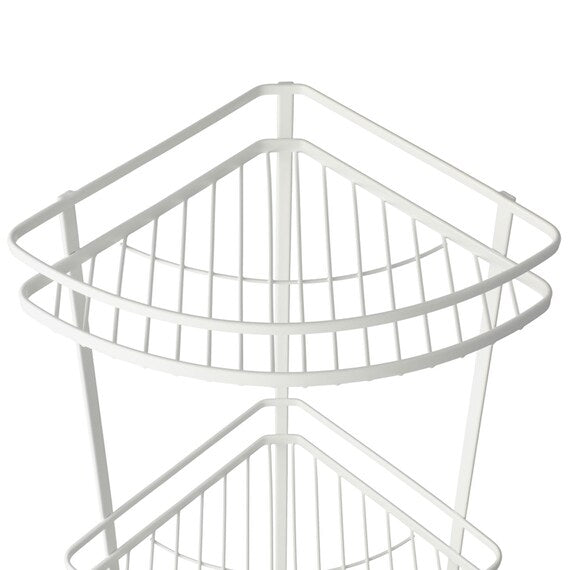 WIRE BATH RACK 3TIER CORNER PIATTO-2 W27.7D20H61