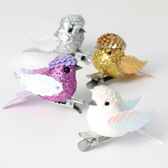 CHRISTMAS ORNAMENT BIRDS SET IAN