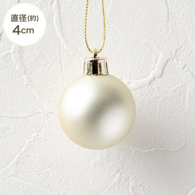 CHRISTMAS S/12 4CM BALL GREEN NTR21034 n2KR