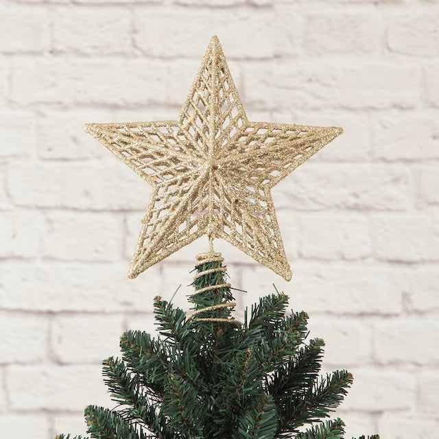 CHRISTMAS 21CM STAR TREE TOPPER YF-20-JP003 N2AS