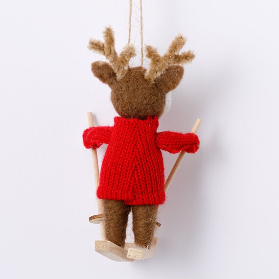 ORNAMENT SKI DEER CB-20512 n3GL