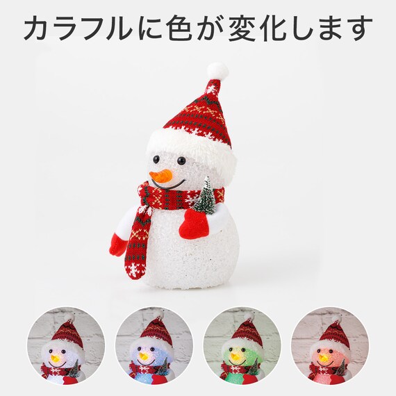 LED ORNAMENT SNOWMAN L RE N3FL