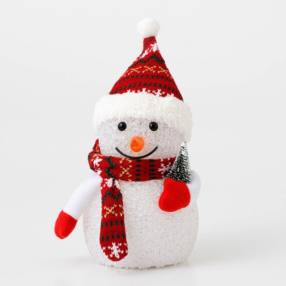 LED ORNAMENT SNOWMAN L RE N3FL