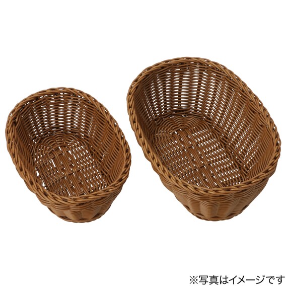 PP KITCHEN BASKET OVAL M BR