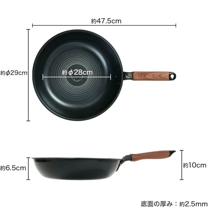 GAS FRYPAN 28CM TI