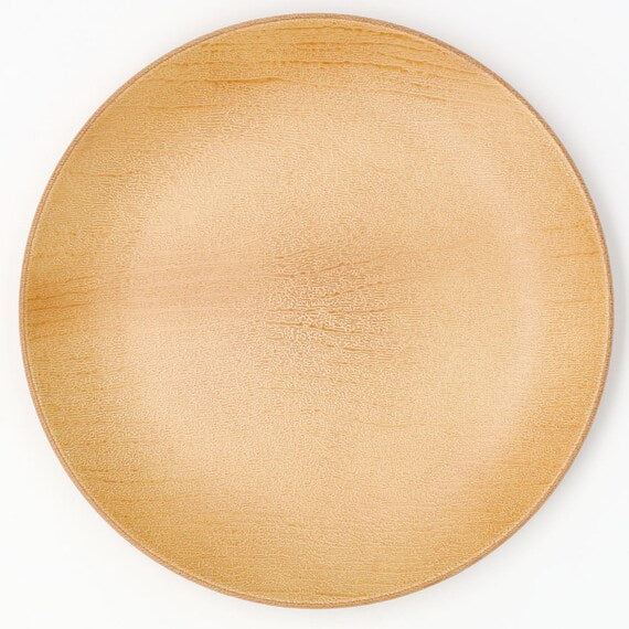 WATER-REPELLENT 18CM PLATE WOOD LIKE NA