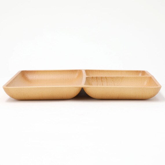 WATER-REPELLENT 24CM LUNCH PLATE WOOD LIKE NA