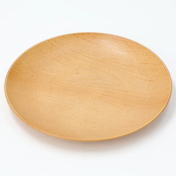 WATER-REPELLENT 24CM PLATE WOOD LIKE NA