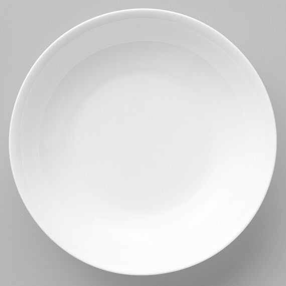 BONE CHINA 24CM DEEP PLATE BC011