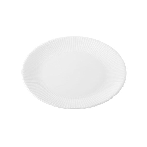 BONE CHINA 18CM STRIPED PLATE BC012