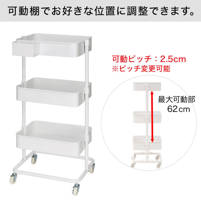 STEEL WAGON TROLLEY3 WH