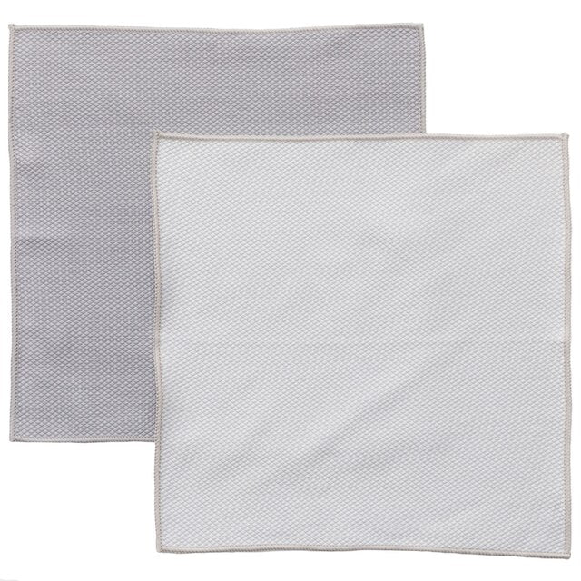 MICROFIBER KITCHEN CLOTH FOR GLASS GY 2P