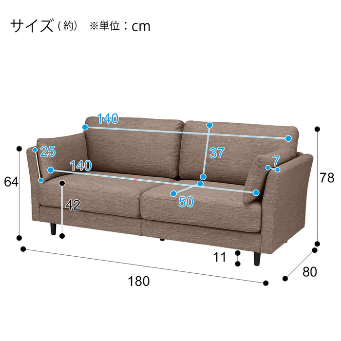 3SEATER SOFA CA10 DR-DMO