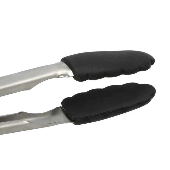 Sabatier Stainless Steel and Silicone Tongs 11-inch